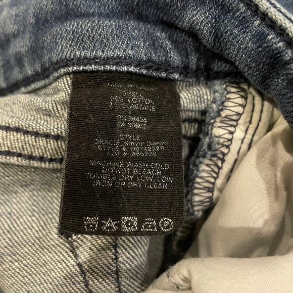 Theory Jeans Womens 25 Blue Denim Dracie Smyth Skinny Pants Casusal - Picture 7 of 7